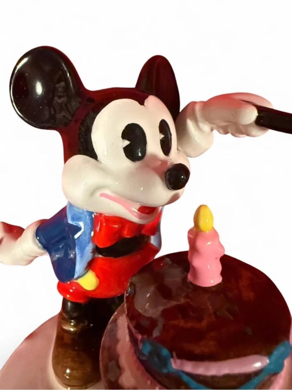 Schmid vintage Disney Mickey Mouse Magician musical figurine - Picture 2 of 7